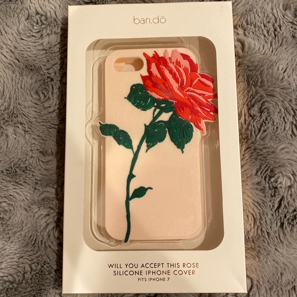 Bando Rose Silicone iPhone 7/8 Case